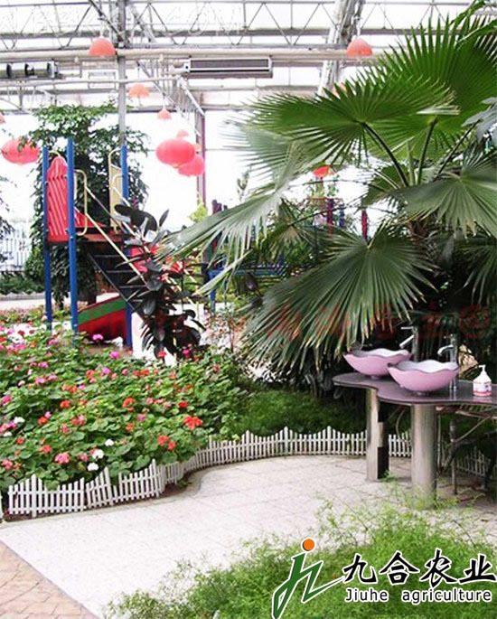 山東淄博梓橦山滑雪場生態餐廳（陽光板智能溫室）